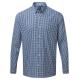 Camisa vichy con cuadros grandes Ref.TTPR252-MARINA/BLANCO