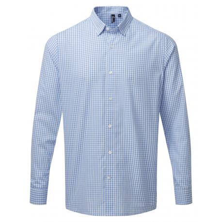 Camisa vichy con cuadros grandes