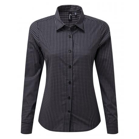 Camisa vichy con cuadros grandes