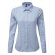 Camisa vichy con cuadros grandes Ref.TTPR352-AZUL CLARO/BLANCO