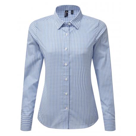 Camisa vichy con cuadros grandes