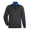 Sudadera cuello con cremallera unisex