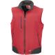 Chaleco softshell Ref.TTR123-NEGRO ROJO