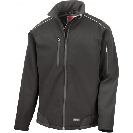 Chaqueta softshell de trabajo ripstop con cordura®