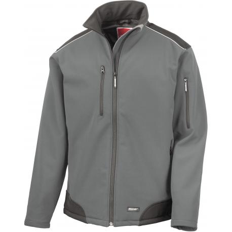 Chaqueta softshell de trabajo ripstop con cordura®