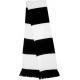 Bufanda bicolor «team» Ref.TTR146X-BLANCO NEGRO 