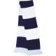 Bufanda bicolor «team» Ref.TTR146X-NAVAL BLANCA 