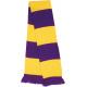 Bufanda bicolor «team» Ref.TTR146X-MORADO/AMARILLO 