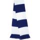 Bufanda bicolor «team» Ref.TTR146X-AZUL REAL/BLANCO 