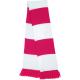 Bufanda bicolor «team» Ref.TTR146X-FUCSIA/BLANCO 