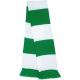 Bufanda bicolor «team» Ref.TTR146X-KELLY GREEN/WHITE 