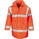 Parka de seguridad alta visibilidad Ref.TTR18-NARANJA FLUORESCENTE