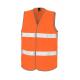 Chaleco de seguridad core alta visibilidad Ref.TTR200X-NARANJA FLUORESCENTE