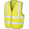 Chaleco de seguridad alta visibilidad motorway