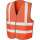 Chaleco de seguridad alta visibilidad motorway Ref.TTR201X-NARANJA FLUORESCENTE