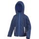 Chaqueta softshell capucha niños Ref.TTR224JY-AZUL MARINO/AZUL REAL