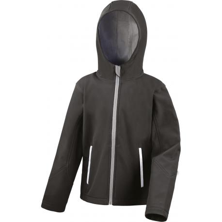 Chaqueta softshell capucha niños