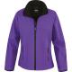 Chaqueta softshell printable mujer Ref.TTR231F-MORADO/NEGRO