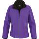 Chaqueta softshell printable mujer Ref.TTR231F-MORADO/NEGRO