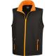 Chaleco softshell printable hombre Ref.TTR232M-NEGRO/NARANJA