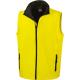 Chaleco softshell printable hombre Ref.TTR232M-AMARILLO/NEGRO