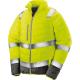 Chaqueta de seguridad de tacto suave Ref.TTR325M-AMARILLO FLUORESCENTE/GRIS