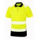 Polo de seguridad - material reciclado Ref.TTR501X-NARANJA/NEGRO