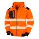 Sudadera capucha de seguridad - material reciclado Ref.TTR503X-NARANJA FLUORESCENTE