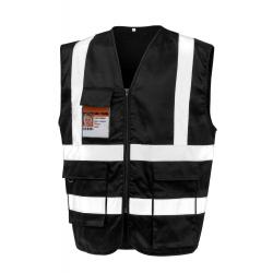 Chaleco de seguridad con cremallera