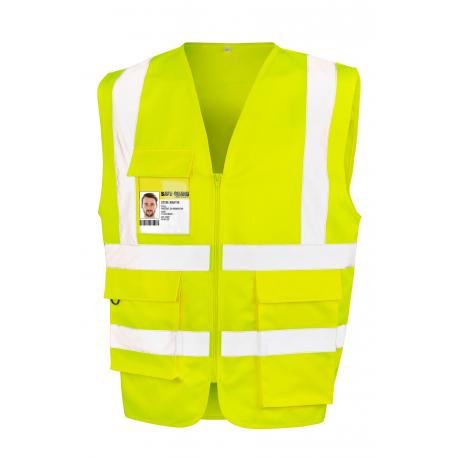 Chaleco de seguridad con cremallera