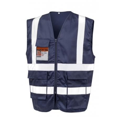 Chaleco de seguridad con cremallera