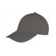 Gorra 100% de algodón peinado 6 paneles Memphis Ref.TTRC081X-GRIS CARBON 