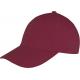 Gorra 100% de algodón peinado 6 paneles Memphis Ref.TTRC081X-BURGUNDY 