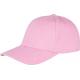 Gorra 100% de algodón peinado 6 paneles Memphis Ref.TTRC081X-ROSA 