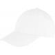 Gorra 100% de algodón peinado 6 paneles Memphis Ref.TTRC081X-BLANCO 