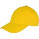 Gorra 100% de algodón peinado 6 paneles Memphis Ref.TTRC081X-AMARILLO 