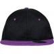 Gorra bicolor 6 paneles Bronx Ref.TTRC082X-NEGRO/MORADO 