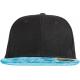 Gorra 6 paneles Bronx glitter Ref.TTRC087X-NEGRO/TURQUESA 