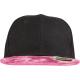 Gorra 6 paneles Bronx glitter Ref.TTRC087X-NEGRO/ROSA 