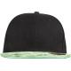 Gorra 6 paneles Bronx glitter Ref.TTRC087X-VERDE NEGRO 