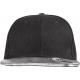 Gorra 6 paneles Bronx glitter Ref.TTRC087X-NEGRO/PLATEADO 