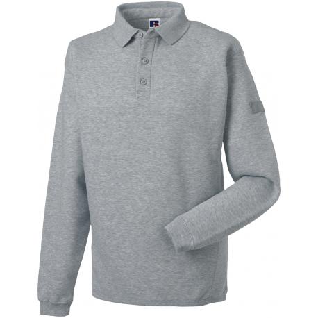 Sudadera heavy duty cuello de polo