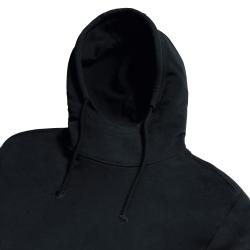 Sudadera pure organic capucha y cuello alto