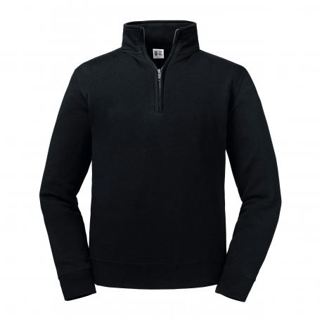 Sudadera authentic cuello con cremallera