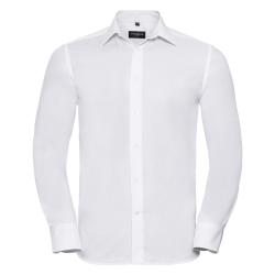 Camisa oxford entallada manga larga