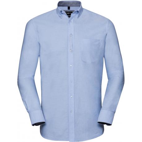 Camisa oxford lavado manga larga