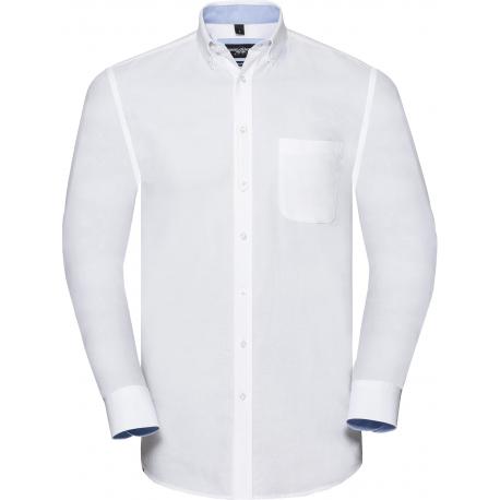 Camisa oxford lavado manga larga