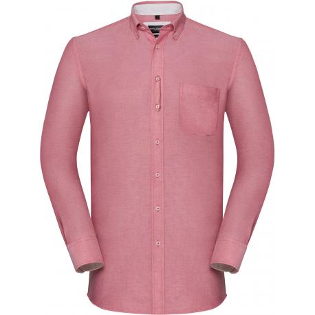 Camisa oxford lavado manga larga