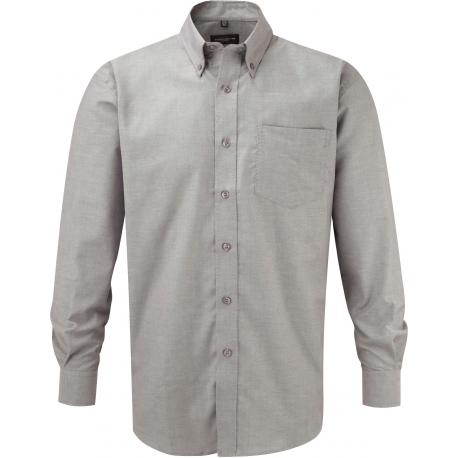 Camisa oxford manga larga hombre