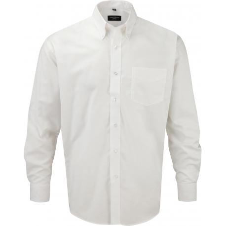 Camisa oxford manga larga hombre